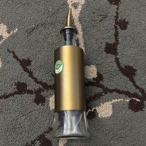 Stylish Gold and Clear Oil Dispenser